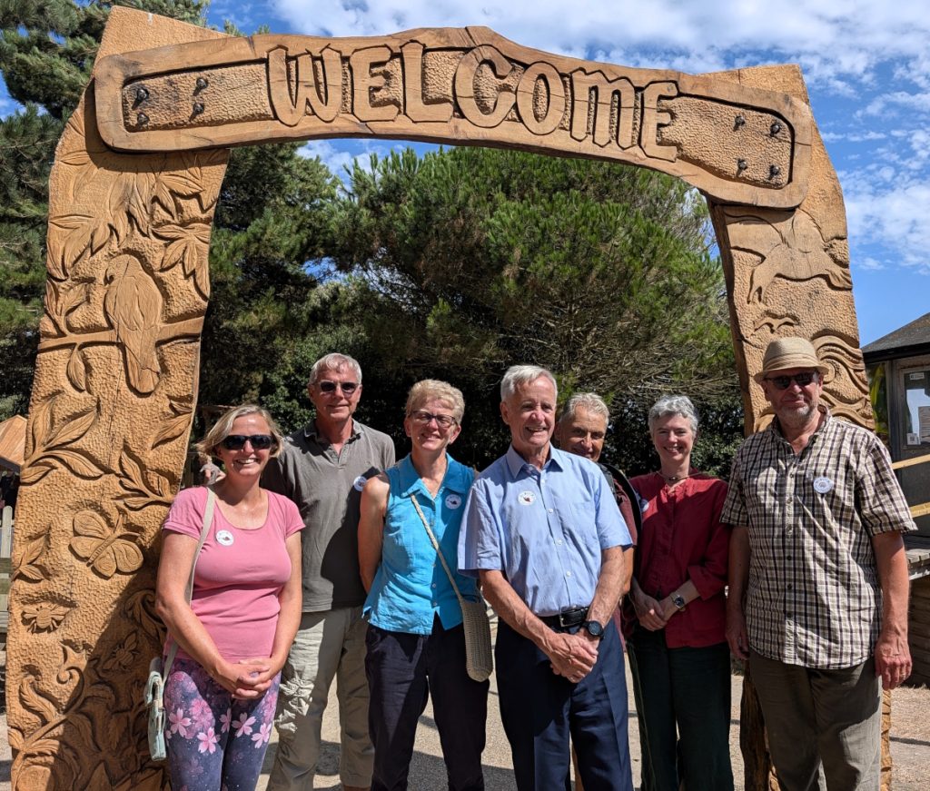 Local Green Party members at the opening of the new adventure and play area in Lower Leas Coastal Park, Folkestone.